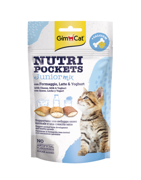GimCat Nutri Pockets Junior Mix 60g GimCat Nutri Pockets Junior Mix 60g